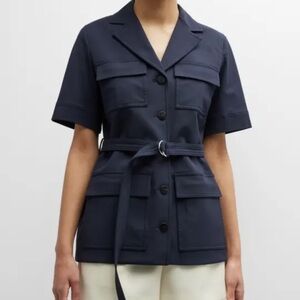 Theory Short Sleeve Safari Jacket